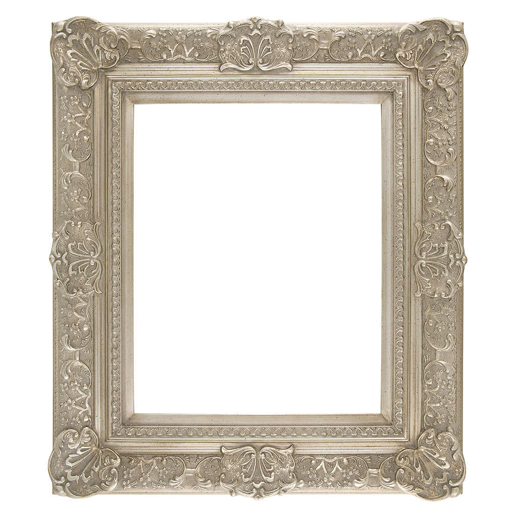 Frame 30. Silver frame. Decorative frame. 572 Pro ref.frame.